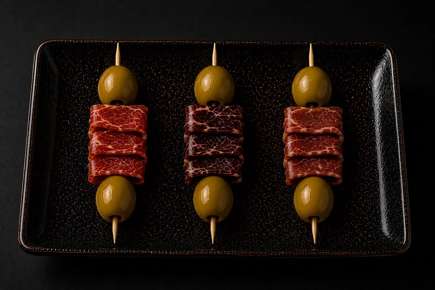 Gildas gourmet de jamón, lomo y cecina