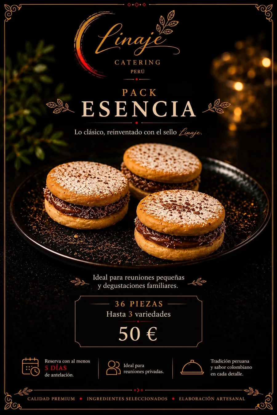Flyer del Pack Esencia